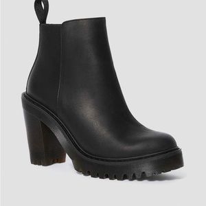 Dr Martens black leather Magdalena boots size 10